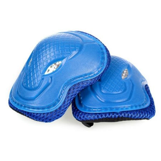 Защита для катания на роликах и велосипеде 6 предметов. 6-18лет / Yan-88Fat-BL /уп 40/100/ синий - Галеонтрейд фото 3