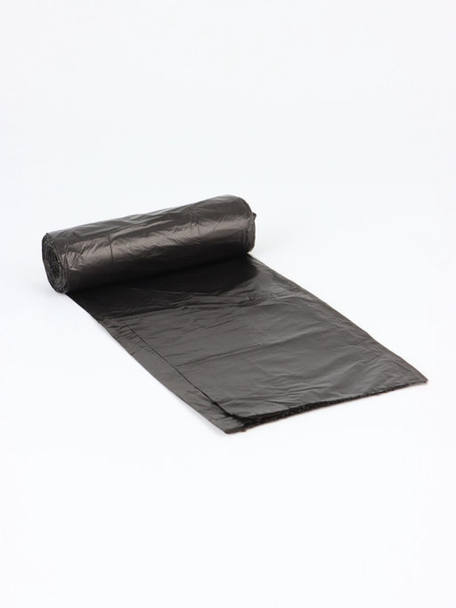 Цена за 2 шт. Мешки для мусора 120л, ПНД, толщина 15 мкм, 10 шт в рулоне, цвет черный