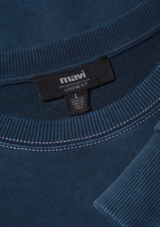 Lacivert Sweatshirt - Mavi фото 6