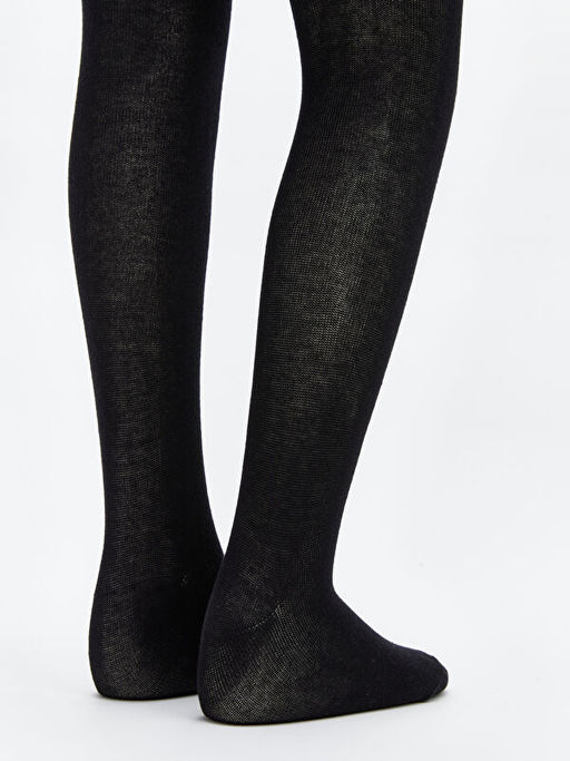 Basic K?z ?ocuk K?lotlu ?orap 2li