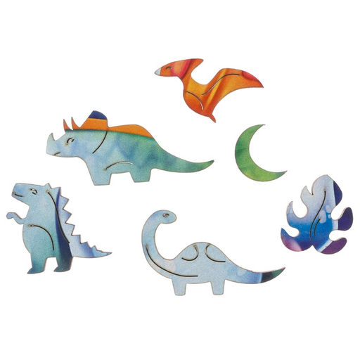 Пазл деревянный фигурный Стегозавр, 67 элементов - Лесная мастерская фото 7