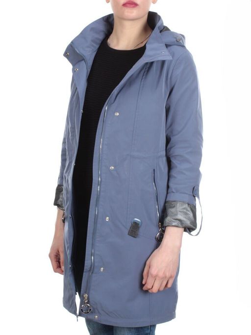 F2089 BLUE Ветровка женская MARIA (65% хлопок, 35% полиэстер) - Фабричный китай фото 7