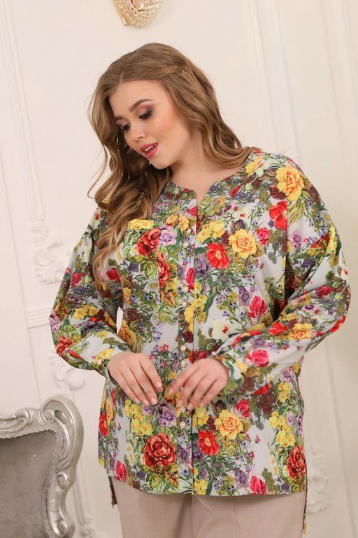 Рубашка М5-4643/7 - Wisell фото 11