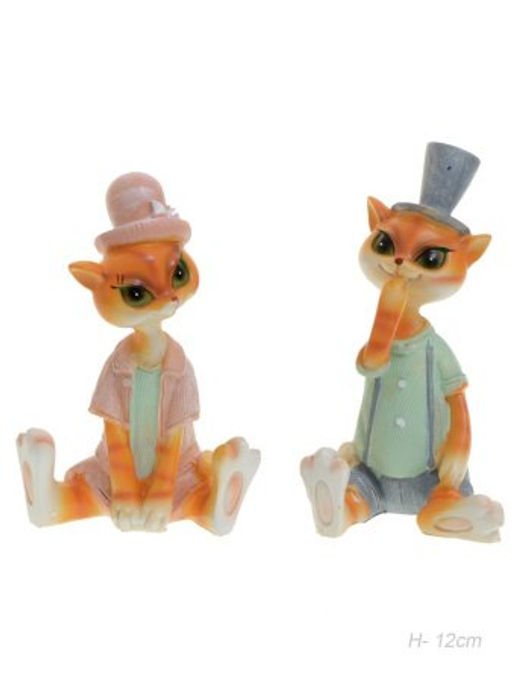 Цена за 2 шт. Фигурка Кошка 12 см / 9467 /уп 2/120/ - Галеонтрейд фото 2