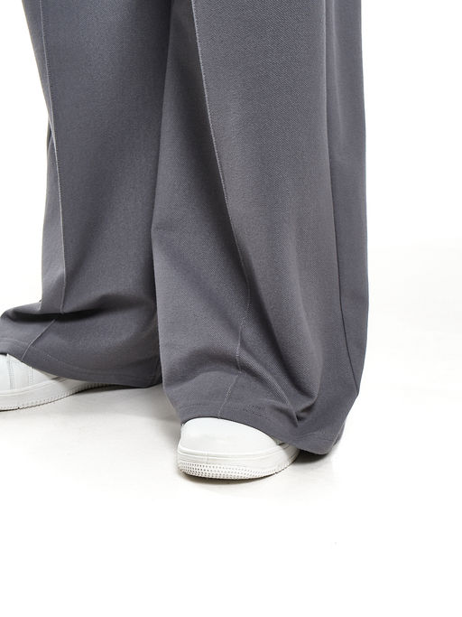 Брюки со стрелками для девочки подросткам 22-2010 серый джинс - Mini maxi фото 10