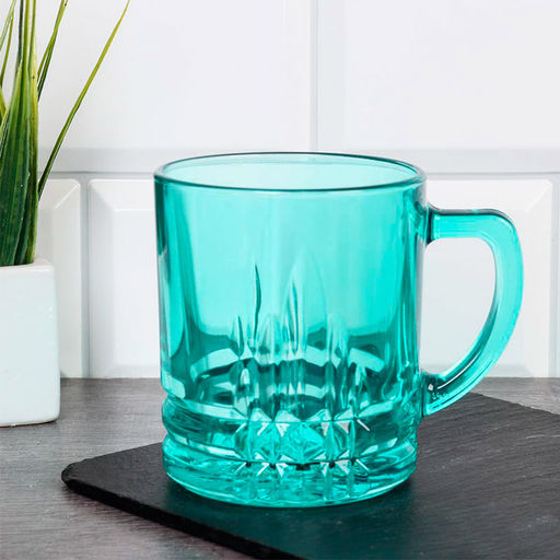 Цена за 2 шт. Кружка для чая 300мл. арт.128-Н7 (Бирюза)