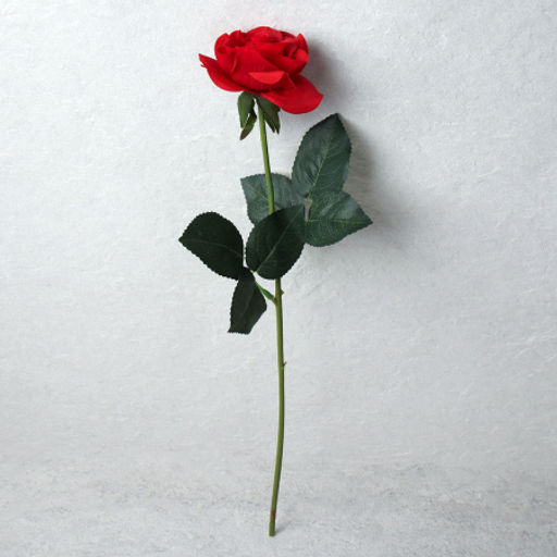 Цена за 1 шт. Цветок искусственный Роза 42 см / GR-007 /уп 60/720/силикон - Галеонтрейд фото 8