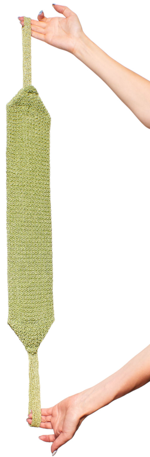 VIVAL Мочалка-стрейч массажная с ручками (растягивается до 100 см)  фото 2