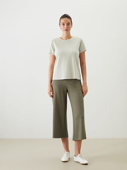 Bisiklet Yaka Kad?n Ti??rt