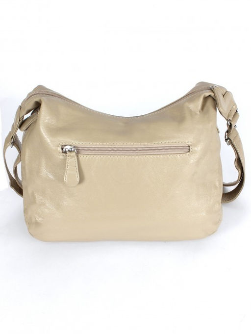 Сумка женская искусственная кожа Guecca-102, 1отд+карм/пер, плечевой ремень, бежевый SALE 264026 - Adelia фото 6