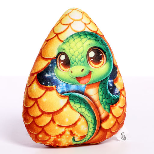 Мягкая игрушка Змея в яйце, 13 см - Milo toys фото 3