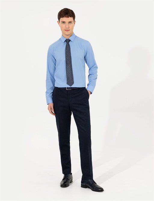 Lacivert Slim Fit Kuma_ Pantolon - Pierre cardin фото 3