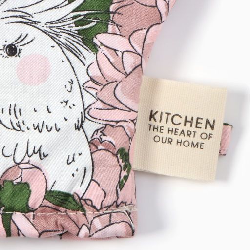 Варежка-прихватка Этель Попугай 20х28 см, 80% хл, 20% пэ, сатин 110 г/м2  фото 3