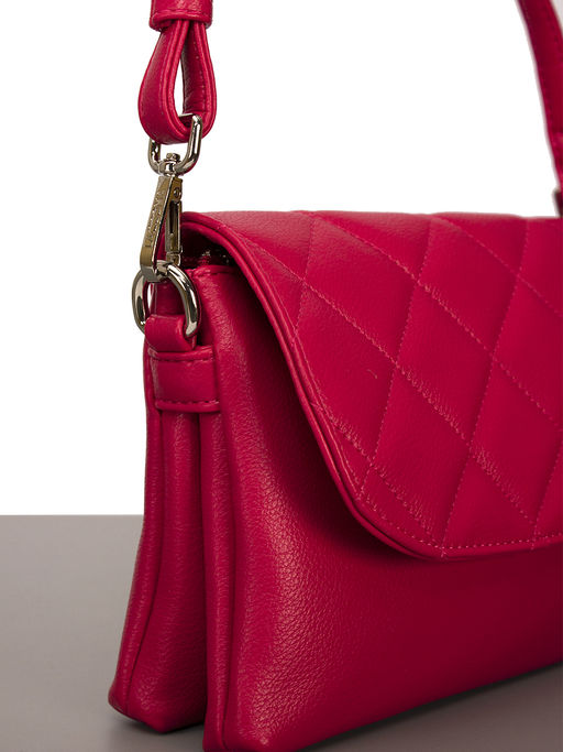 LACCOMA сумка Катрин-24-L815-маджента эко кожа хлопок