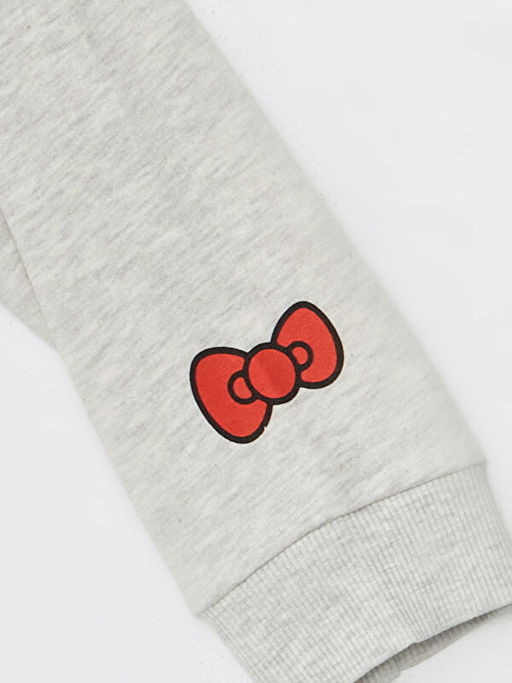 Bisiklet Yaka Hello Kitty Bask?l? K?z ?ocuk Sweatshirt - Waikiki фото 2