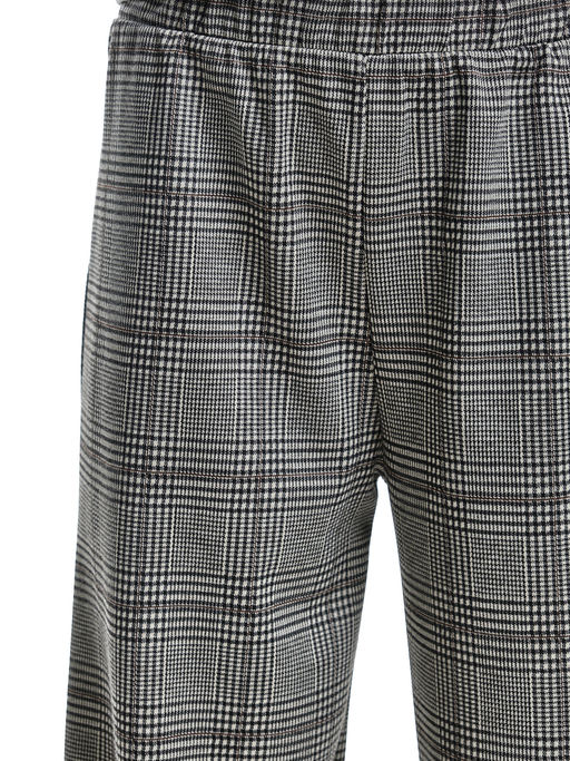 Брюки палаццо для девочки подросткам модные спорт шик UD 7872 клетка серая/черная - Mini maxi фото 7