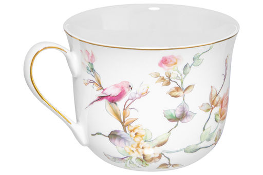 Чайная пара 2 пр. 380 мл 13*10*8,5 см Певчие птички NEW BONE CHINA, фарфор - Elan gallery фото 5