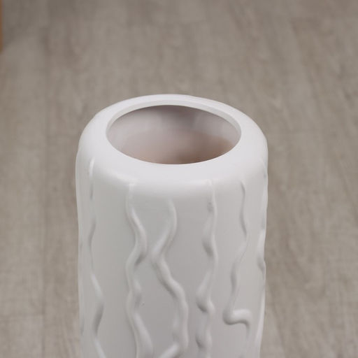 Ваза керамика напольная «Палмер», напольная, 58 см, белый