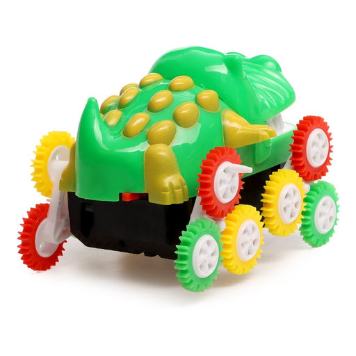 Машинка-перевёртыш Крокодил, работает от батареек, цвет зеленый - Simaland фото 3