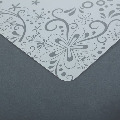 Цена за 12 шт. Салфетка сервировочная на стол Цветочные узоры , 4228 см, цвет белый - Simaland фото 2