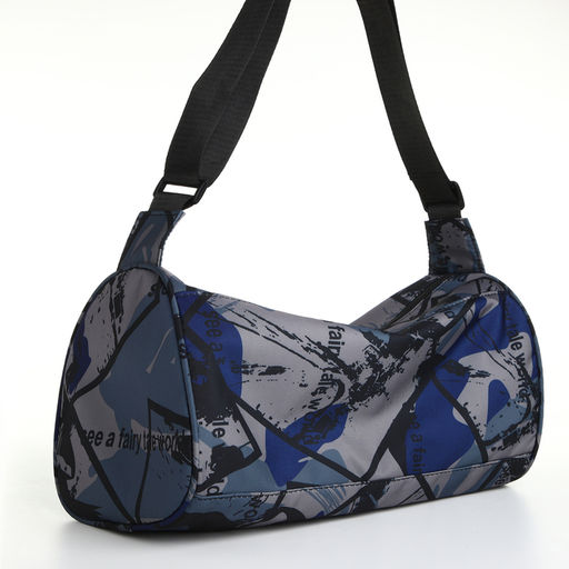 Сумка спортивная на молнии TEXTURA, регулируемый ремень, средний размер, разноцветная