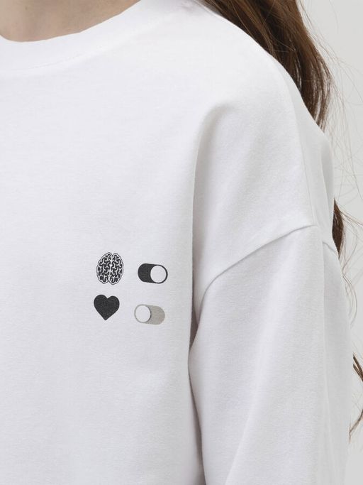 PELICAN, джемпер для девочек, Белый  фото 7