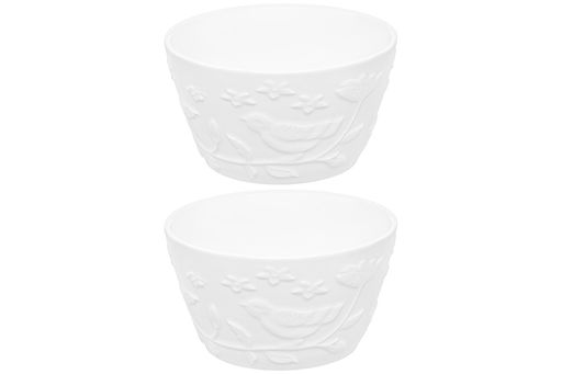 Набор салатников 2 пр. 610 мл 13,3*13,3*7,4 см "Птички на ветке"