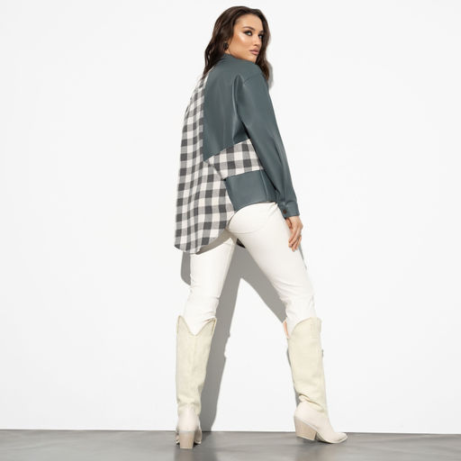 Рубашка Модная импровизация (грэй) - Charutti фото 5