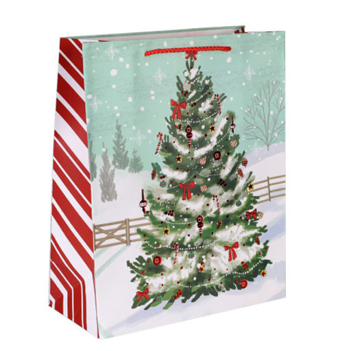Цена за 12 шт. Пакет подарочный 26х32х12см / 5385L /уп 12/384/Новый год - Галеонтрейд фото 10