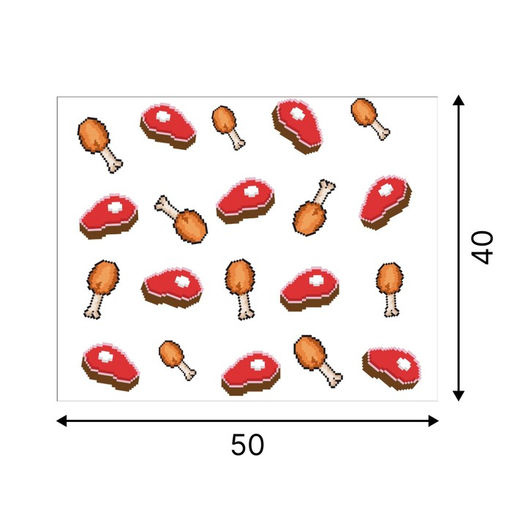 Защитная самоклеящаяся пленка на месте кормления/туалета питомца Стейк 50х40 см - Simaland фото 3