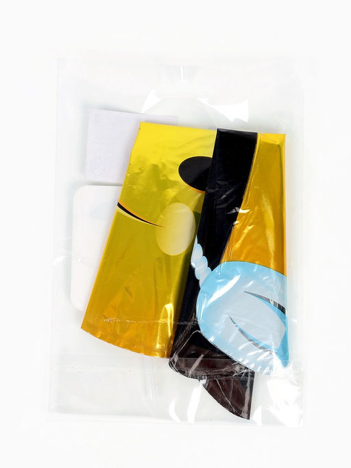 Цена за 2 шт. Воздушный шар фольгированный 16" "Смайлик на выпускной" набор 5 штук