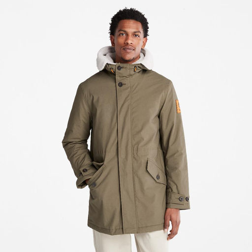 Куртка Timberland Parka MT Kelsey зеленая  фото 3