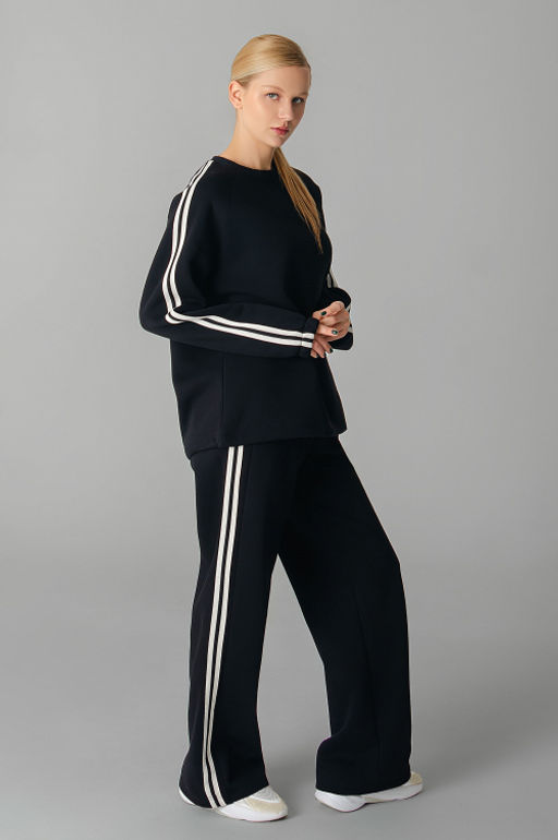 Арт. 2918 Костюм женский с начесом 46-54 (5 шт) Цвет:черный