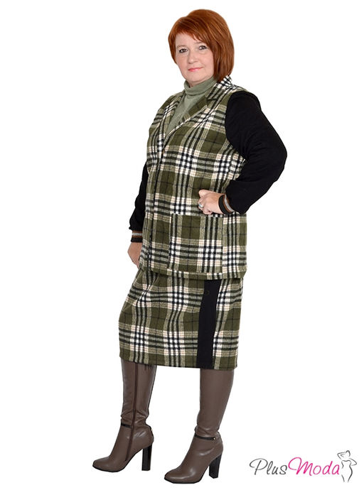 Юбка Модель №989 размеры 44-84 - Plusmoda фото 5