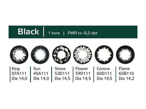 Линзы контактные HERA CIRCLE (BLACK) dioptr. (2шт) - Alcon фото 2