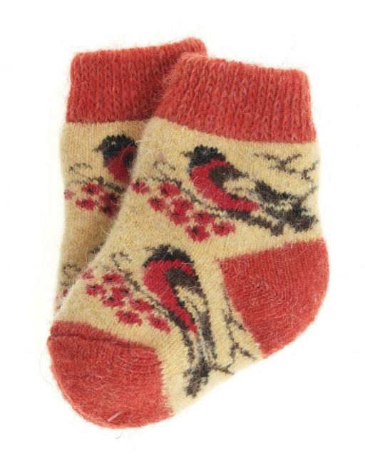 Носки детские "Снегири на рябине" 6235-11