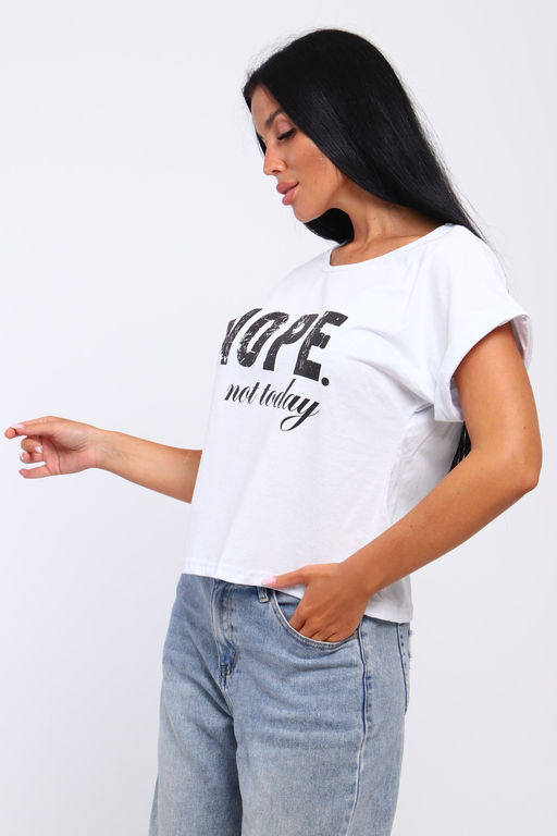 Футболка с надписью Nope, not today, Арт. 804