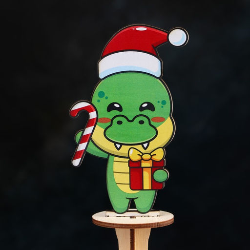 Салфетница деревянная Доляна Счастливый Дракончик, символ года 2024, 23,599 см  фото 3