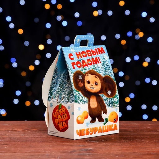 Цена за 5 шт. Подарочная коробка Чебурашка, Домик , 12 х 8,5 х 17,5 см - Simaland фото 2