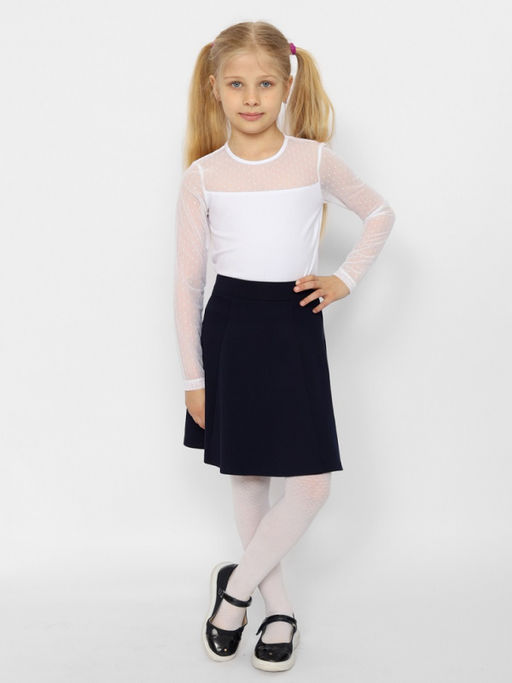 CRB wear/CWJG 63598-20 Джемпер для девочки,белый/Ex.Cherubino  фото 2
