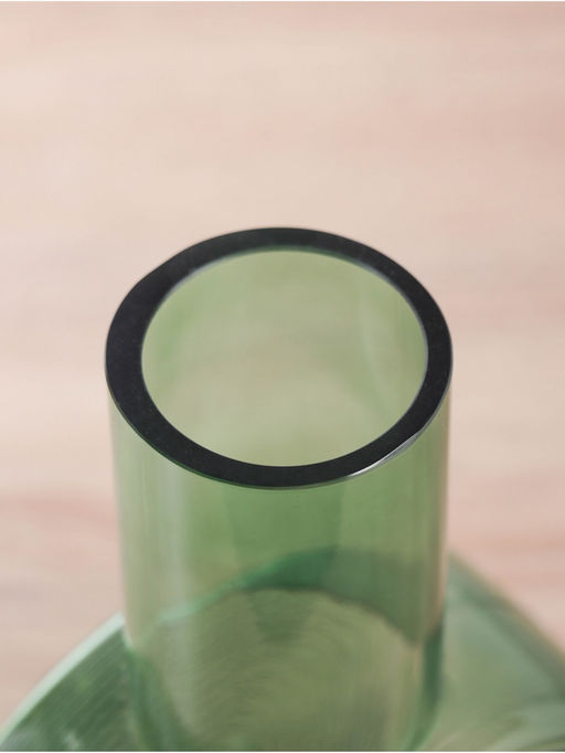 Ваза «Эйверис», d=6 см, 24×15.5 см, стекло, зелёная