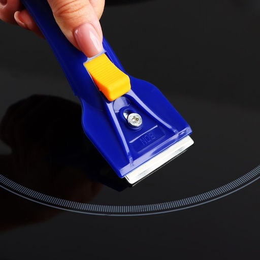 Скребок для стеклокерамики Доляна Базис, 16 см, МИКС  фото 2