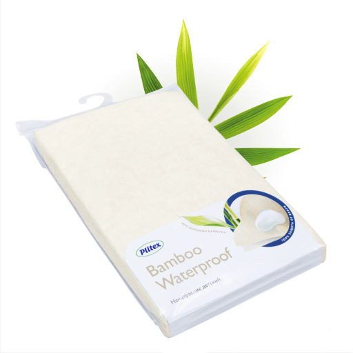 Plitex / Наматрасник непромокаемый Bamboo Waterproof Lux 120х60 см