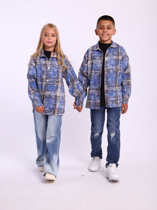 РБ018 Рубашка "Дакота" (голубой)