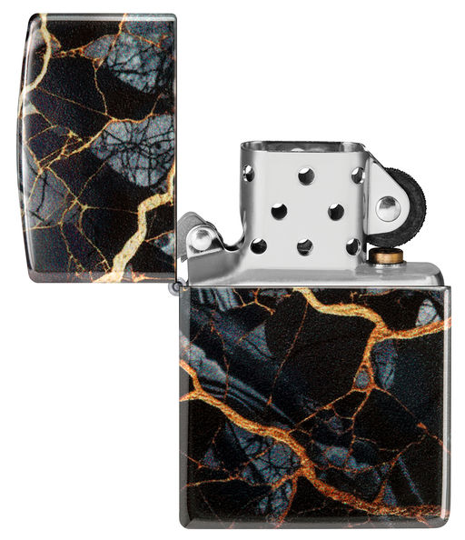 Зажигалка ZIPPO Мраморные переливы | Fusion Marble 46255