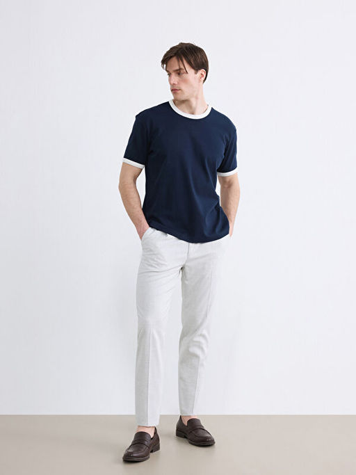 Bisiklet Yaka Ribanal? Erkek Ti??rt