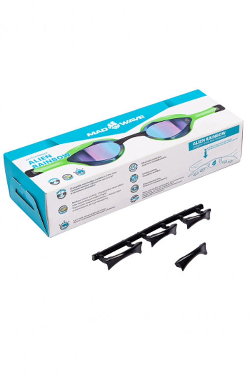 тренировочные очки Alien rainbow, Alien mirror, Aqua rainbow, Alien, Spurt rainbow, Spurt mirror - Mad wave фото 5