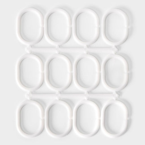 Штора для ванны Доляна SHOWER с люверсами, 180×180 см