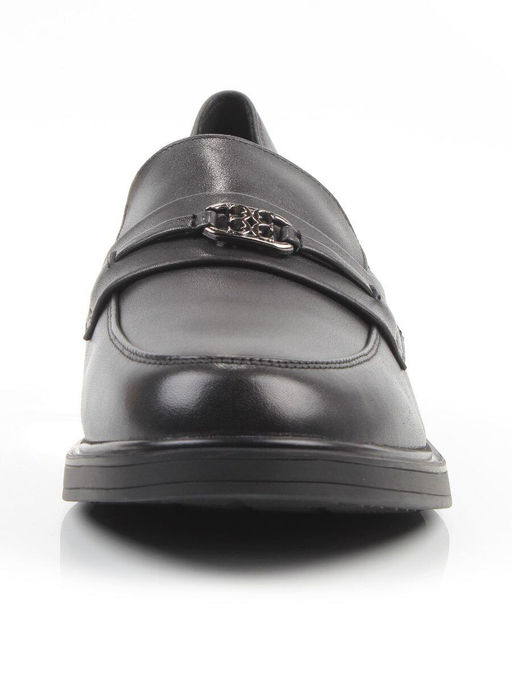 03-DEB103-1 BLACK Лоферы женские (натуральная кожа)