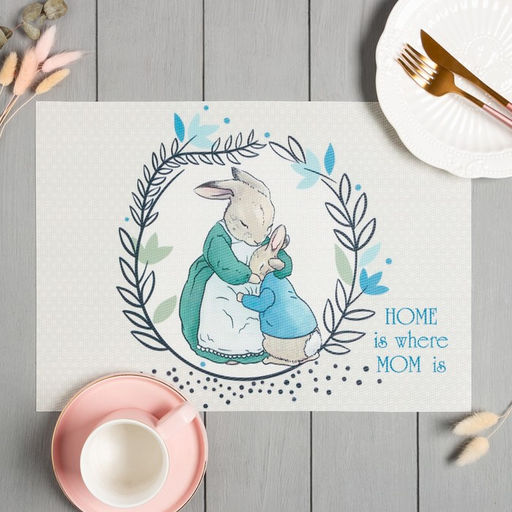 Салфетка на стол Доляна HOME is where MOM is ПВХ 40*29см  фото 6